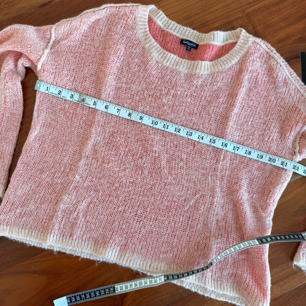 🦊 Splendid Coral Crew Neck Sweater - Picture 8 of 9